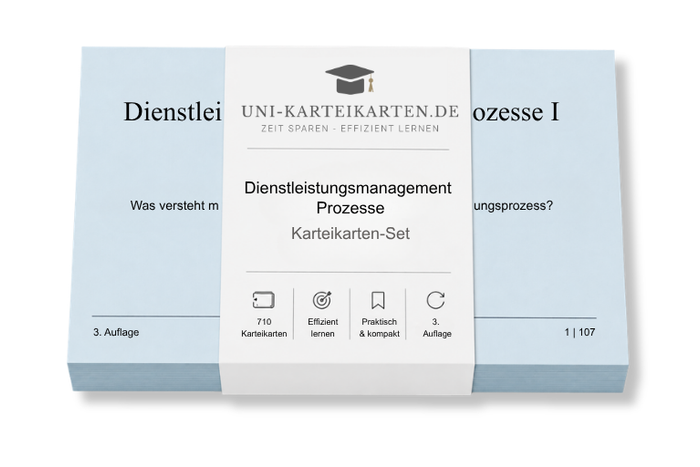 Dienstleistungsmanagement Prozesse