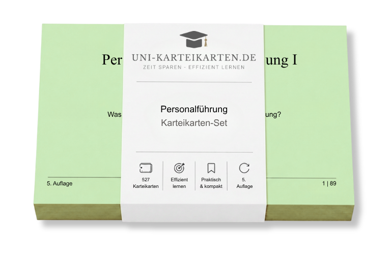 Personalführung - Karteikarten-Set