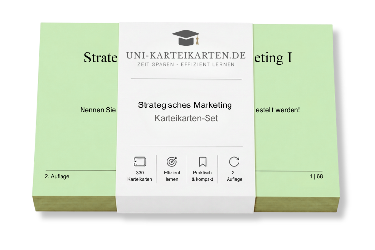 Strategisches Marketing - Karteikarten-Set (Digital)