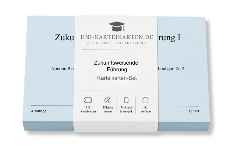 Zukunftsweisende Führung - Karteikarten-Set (Digital)