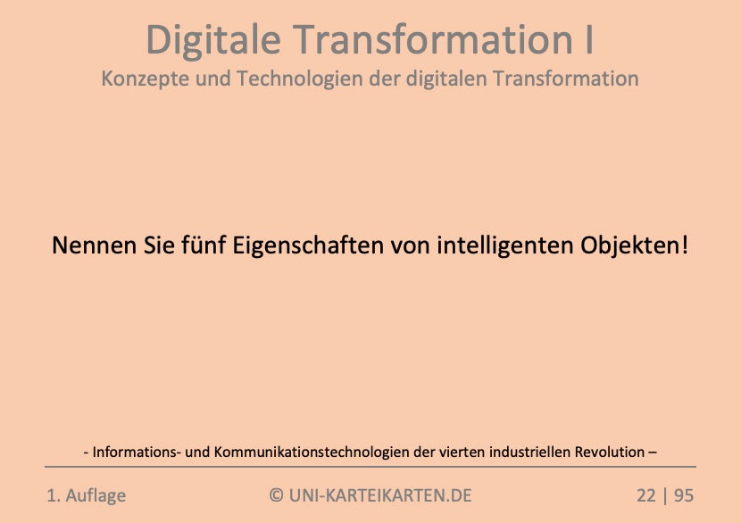 Digitale Transformation - Karteikarten-Set (Bundle)