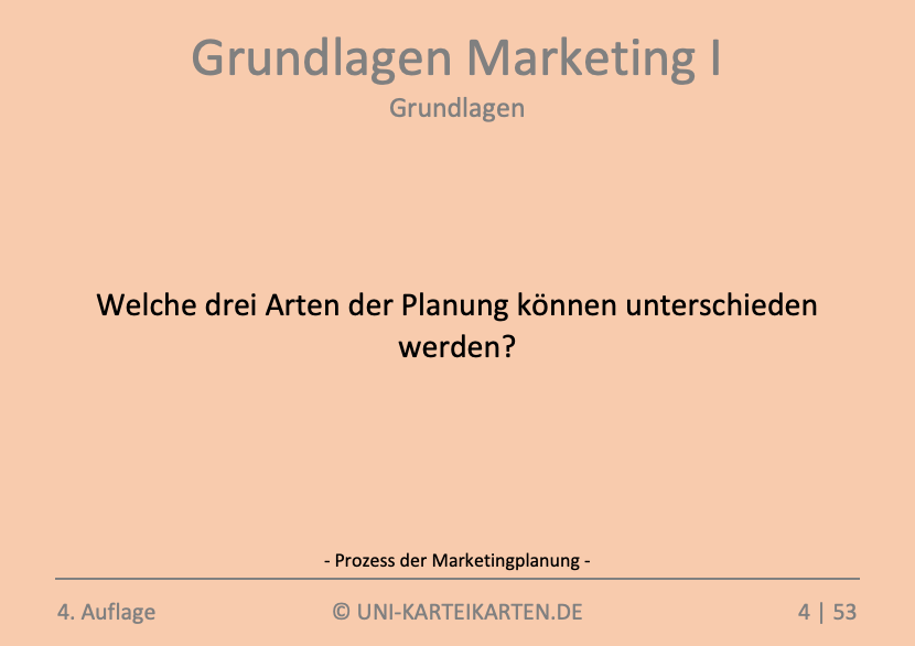 Grundlagen Marketing - Karteikarten-Set (Bundle)