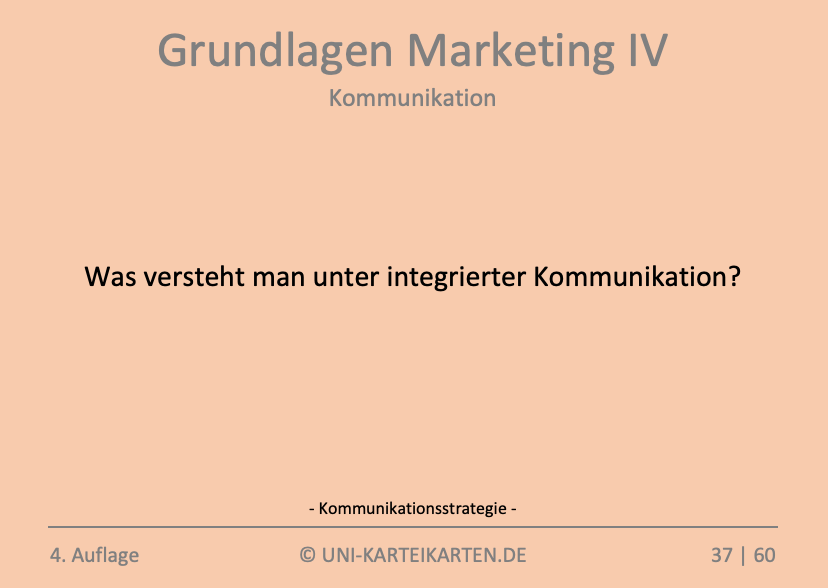 Grundlagen Marketing - Karteikarten-Set (Digital)