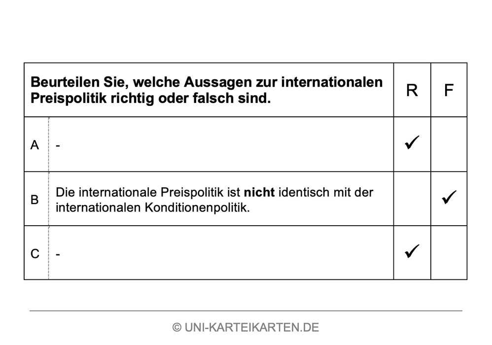 Strategisches Marketing - Karteikarten-Set