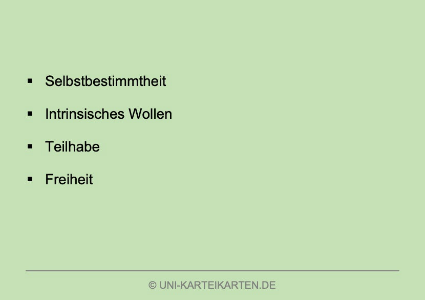 Verhalten in Organisationen - Karteikarten-Set