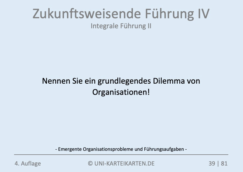 Zukunftsweisende Führung - Karteikarten-Set (Digital)