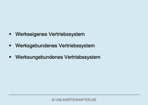 Einführung Wirtschaftswissenschaft FernUni Hagen Karteikarte 8.4