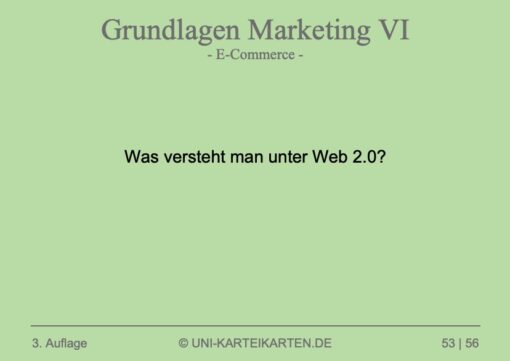 Grundlagen Marketing FernUni Hagen Karteikarte 1.3
