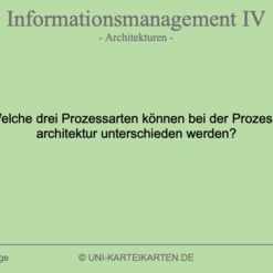 Informationsmanagement FernUni Hagen Karteikarte 1.1