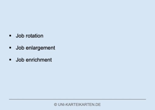 Organisation FernUni Hagen Karteikarte 1.4