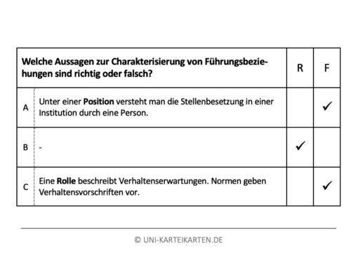 Personalführung FernUni Hagen Karteikarte 2.2