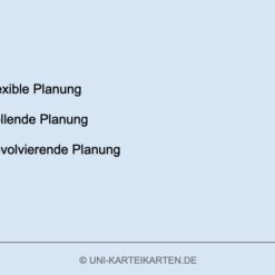 Unternehmensführung FernUni Hagen Karteikarte 1.2