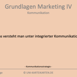 Grundlagen Marketing FernUni Hagen Karteikarte 1.3