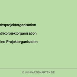 Einfuehrung Wirtschaftsinformatik FernUni Hagen Karteikarte 1.4