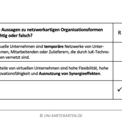 Internationales Management FernUni Hagen Karteikarte 2.4