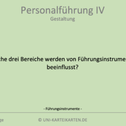 Personalführung FernUni Hagen Karteikarte 1.3