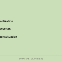 Personalführung FernUni Hagen Karteikarte 1.4