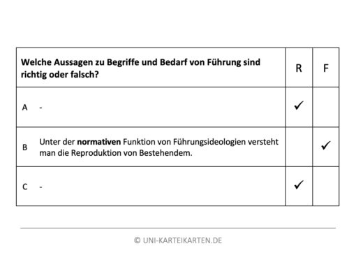 Personalführung FernUni Hagen Karteikarte 2.4