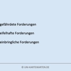 Externes Rechnungswesen I FernUni Hagen Karteikarte 2.2