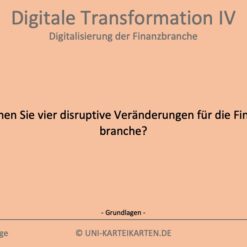 Digitale Transformation FernUni Hagen Karteikarte 1.3